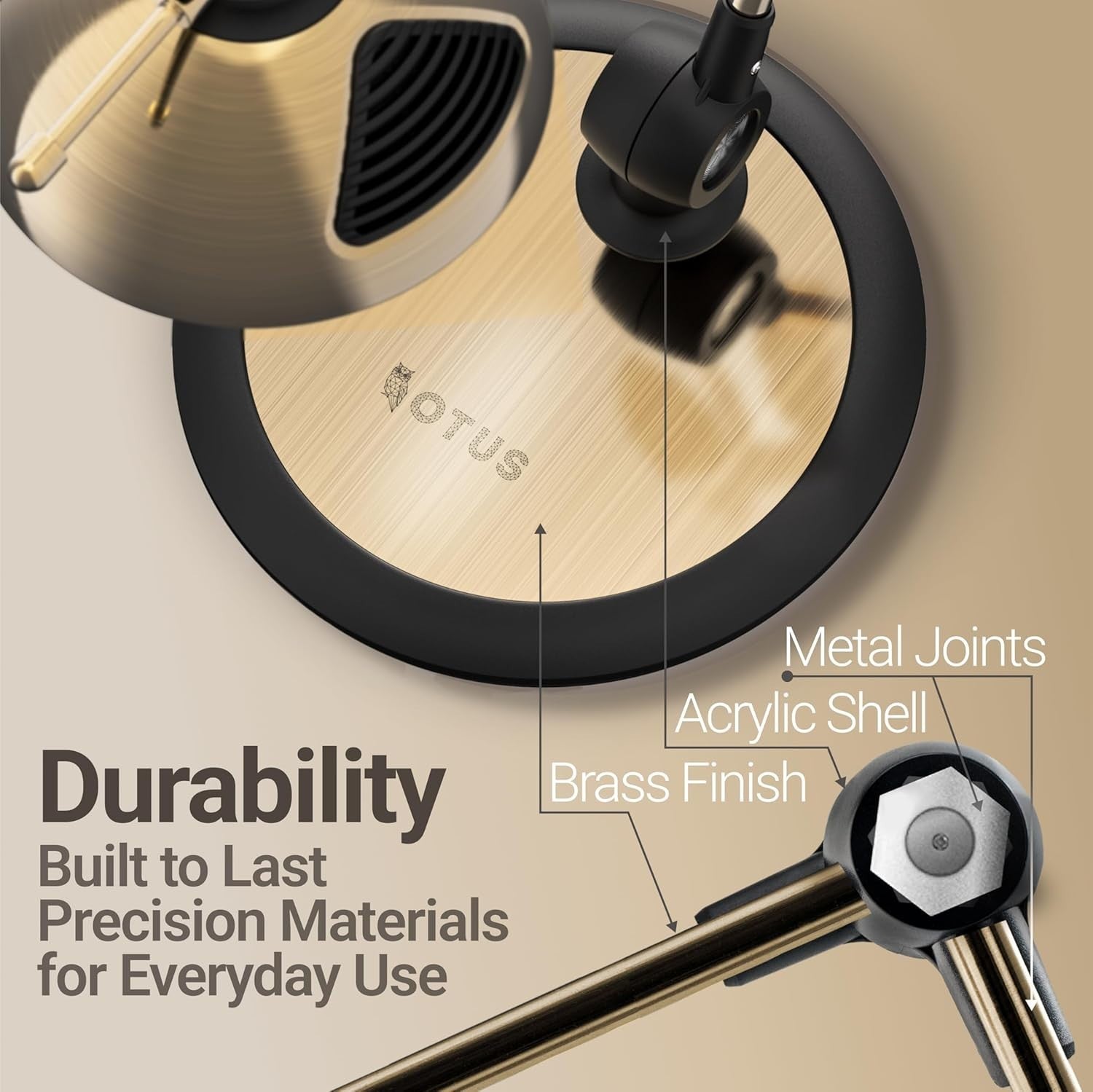LED Desk Lamp with Gesture Control, 36 Modes, Adjustable Arm & Brightness