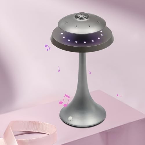 Levitating UFO Lamp Bluetooth Speaker 15-Color RGB Floating LED Desk Decor