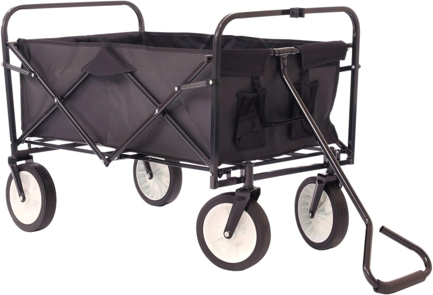 Heavy Duty Foldable Garden Festival Trolley Wagon Cart 70kg Capacity