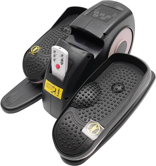 Electric Mini Elliptical Trainer 5-Speed Seated Pedal Exerciser Remote Portable