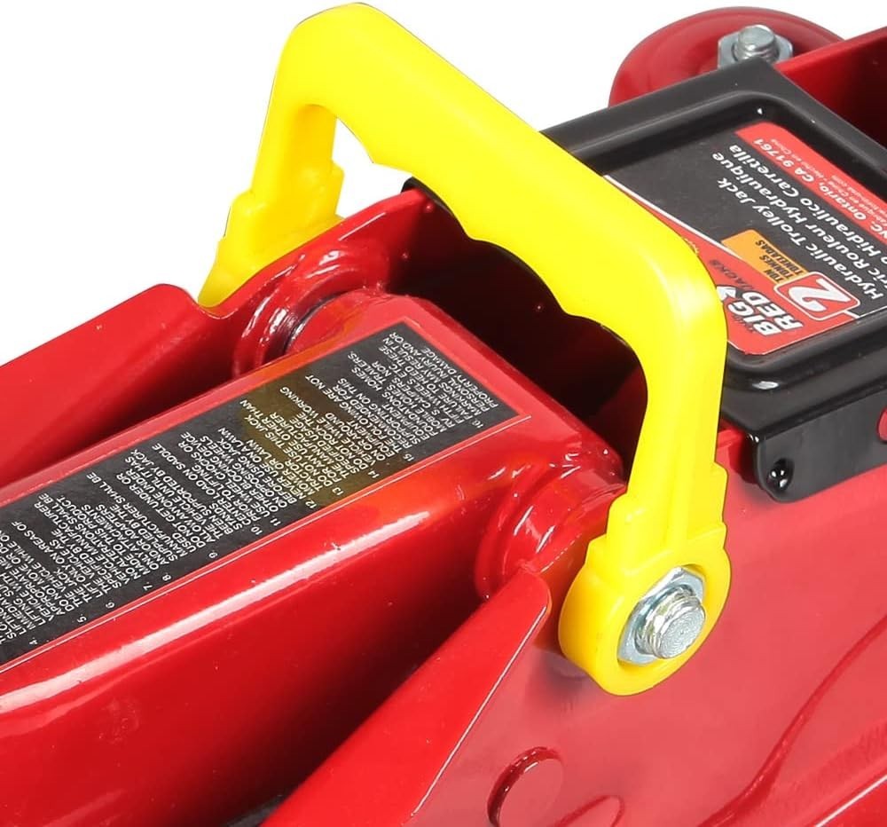 2 Ton Hydraulic Trolley Floor Jack Heavy Duty Steel Car Lift 5.6–13in