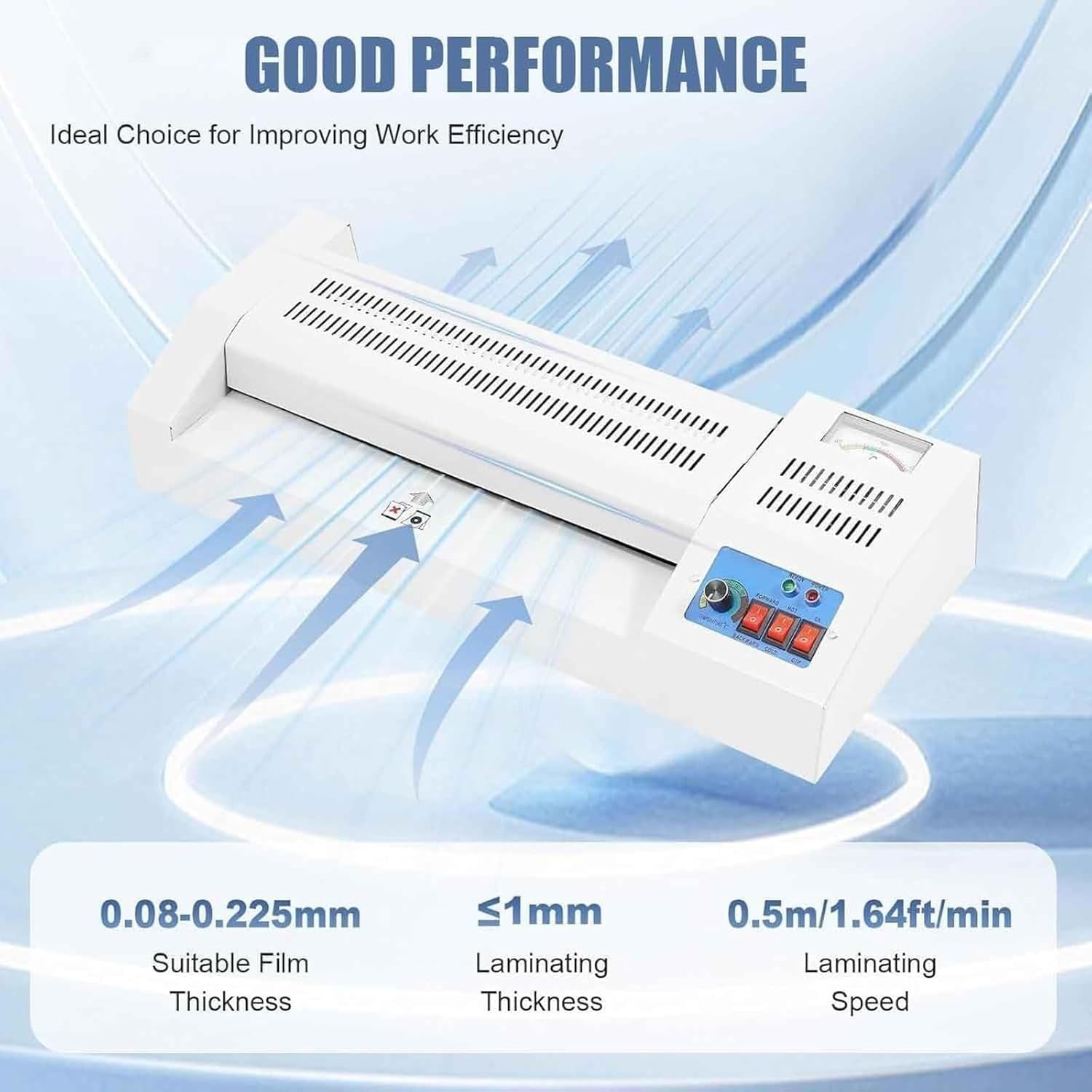 A3 Thermal Roll Laminator 32cm Adjustable Temp Hot Cold Commercial