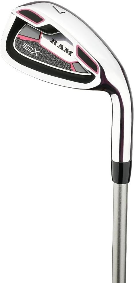 Left Hand Girls Junior Golf Club Set Ages 9–12 Graphite Stand Bag Pink
