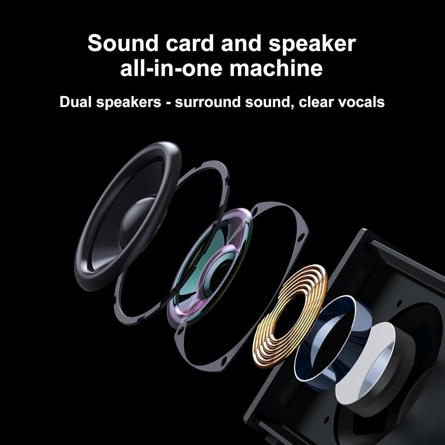 MT-VIKI Portable Bluetooth Karaoke Machine 2 Wireless Mics LED Party Speaker