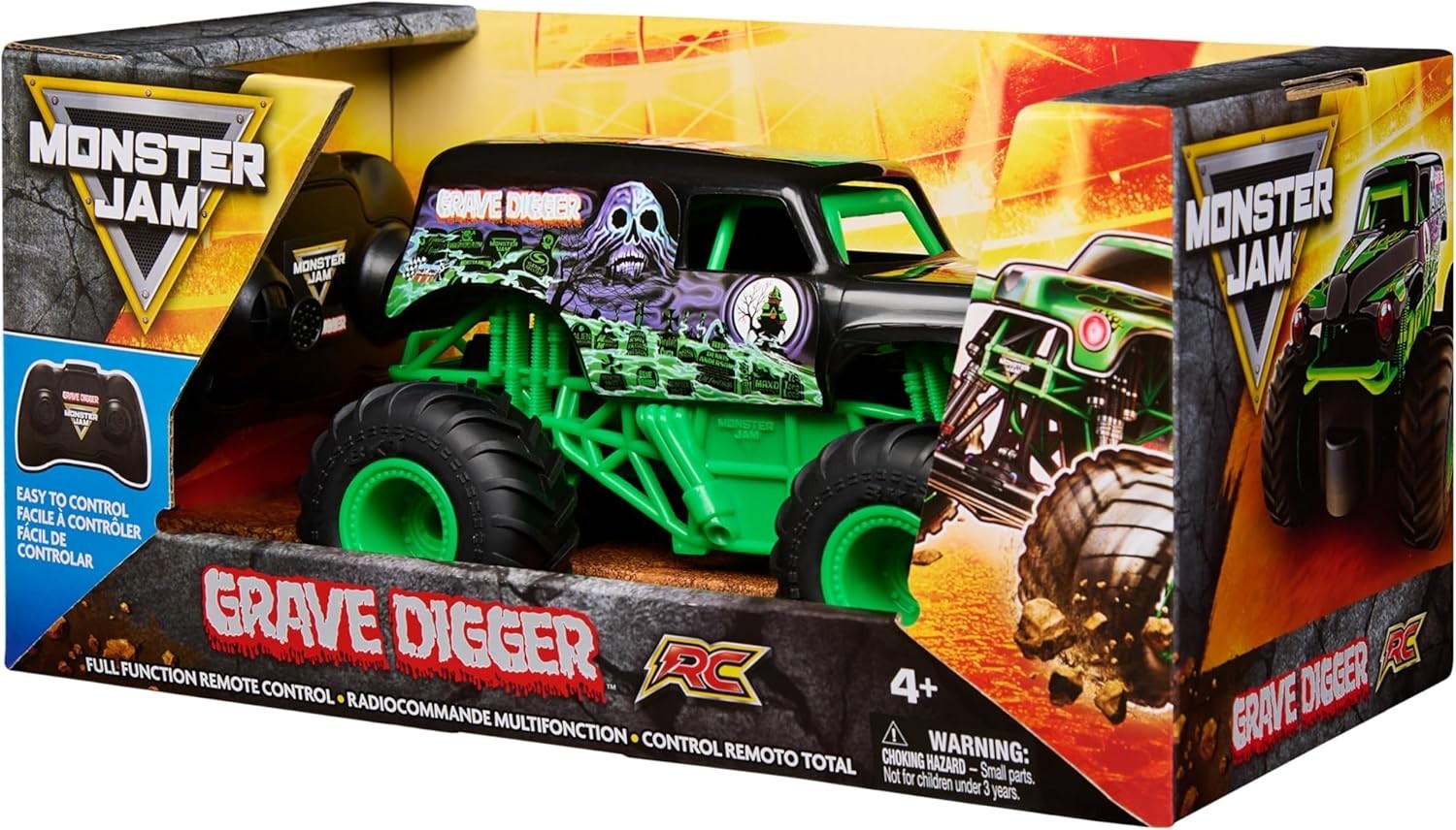 1:24 Scale RC Monster Truck, 2.4GHz Remote Control Off-Road Vehicle Toy
