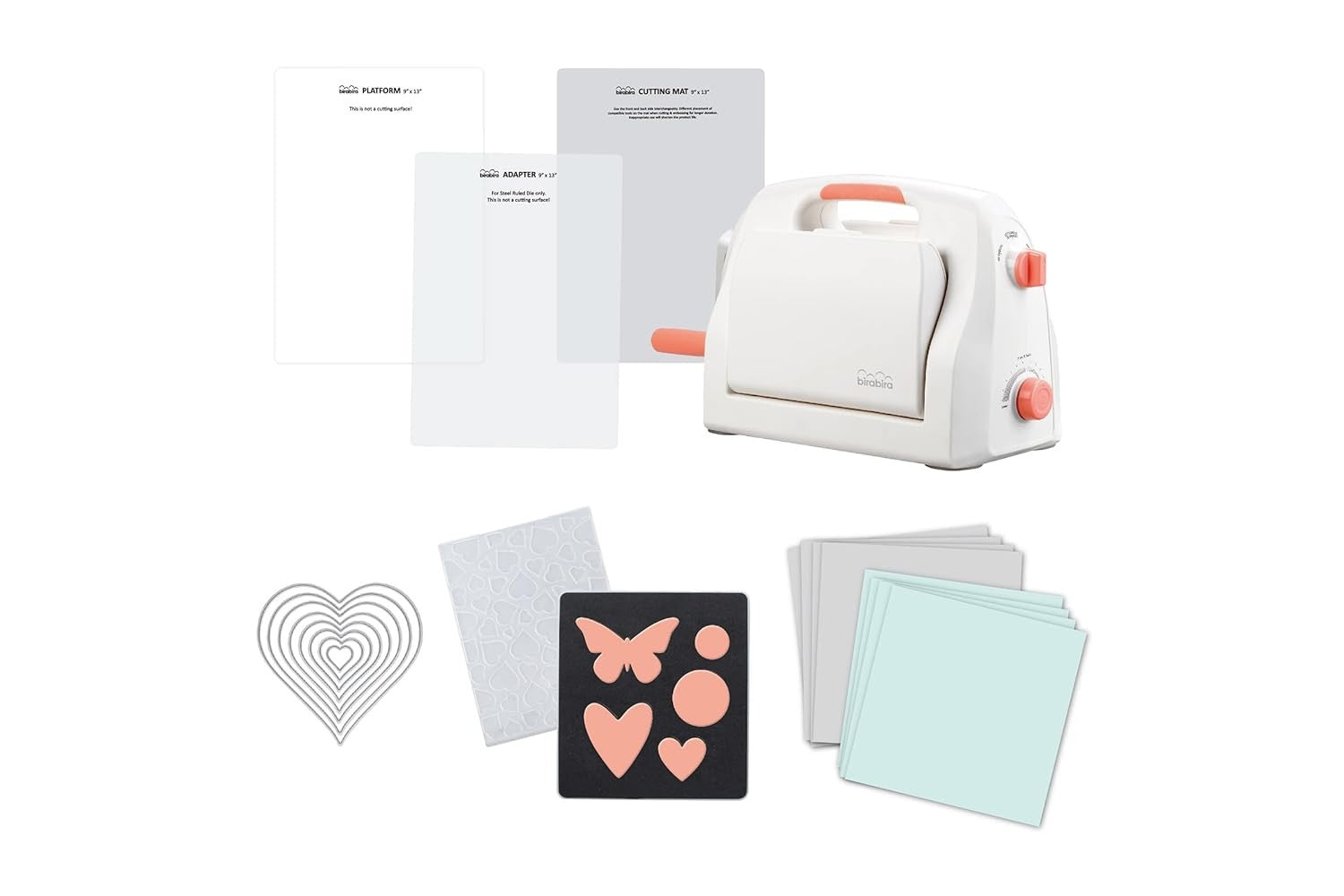 9 Inch Die Cutting & Embossing Machine Adjustable Craft Cutter Starter Kit