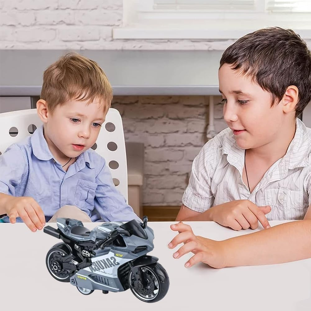 Realistic Motorcycle Toy Model 9x5cm | Safe, Durable, Kid-Friendly Gift