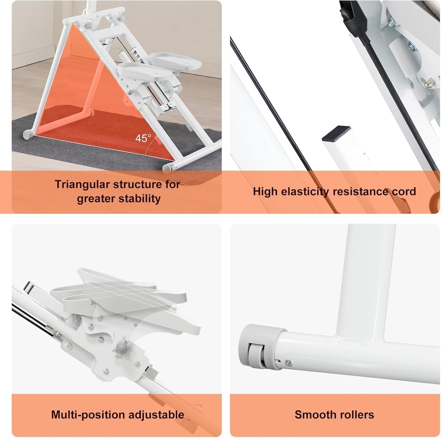 Home Vertical Climber Stepper w/ LCD Tracker, Foldable Design, 100kg Capacity