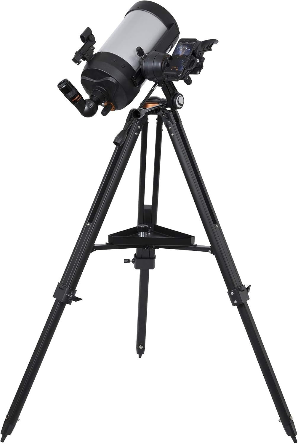 6” Schmidt-Cassegrain Telescope with Smartphone App, Eyepieces & Mount, Silver