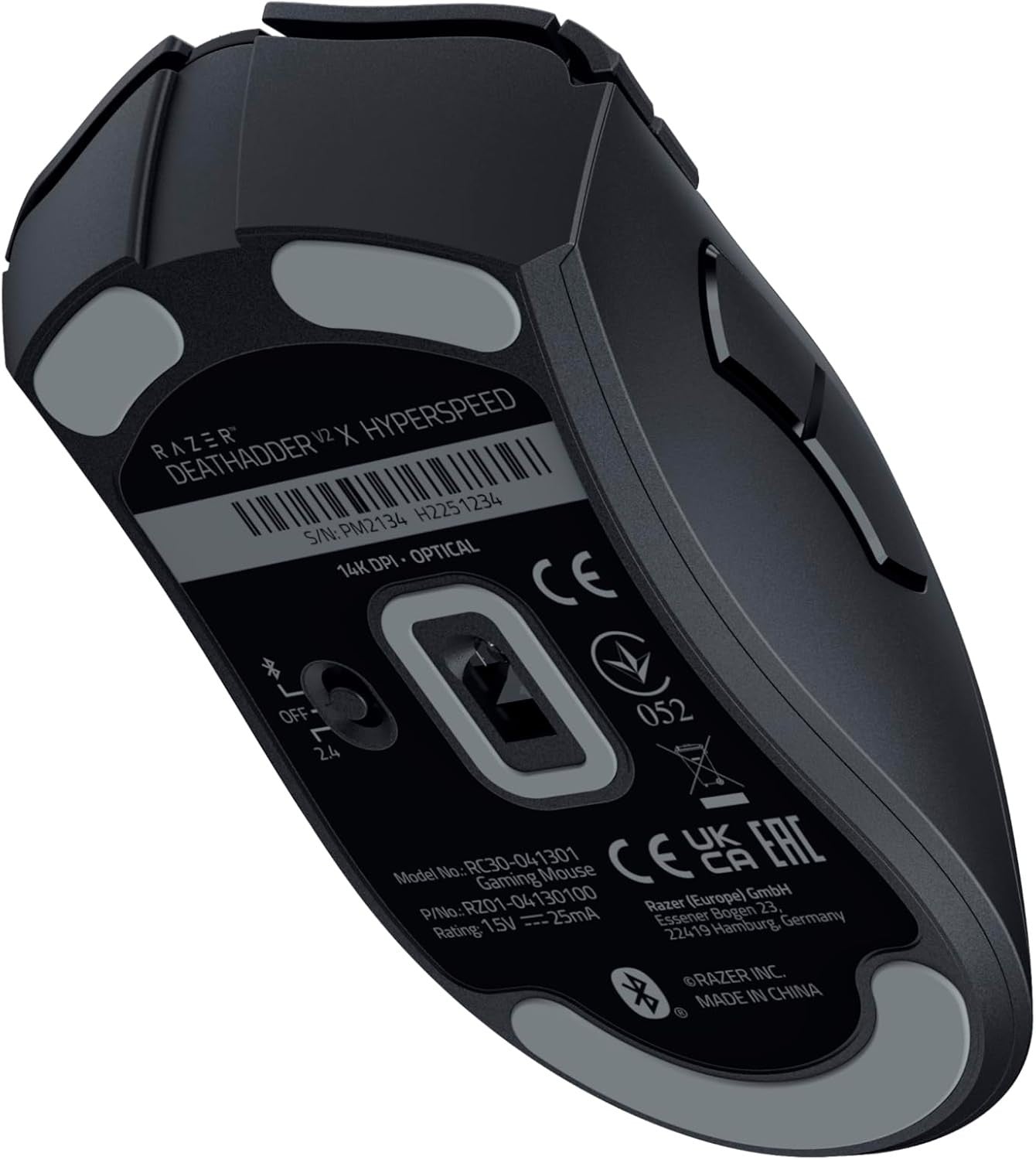 Wireless Gaming Mouse 14K DPI HyperSpeed Ergonomic 7 Button Long Battery