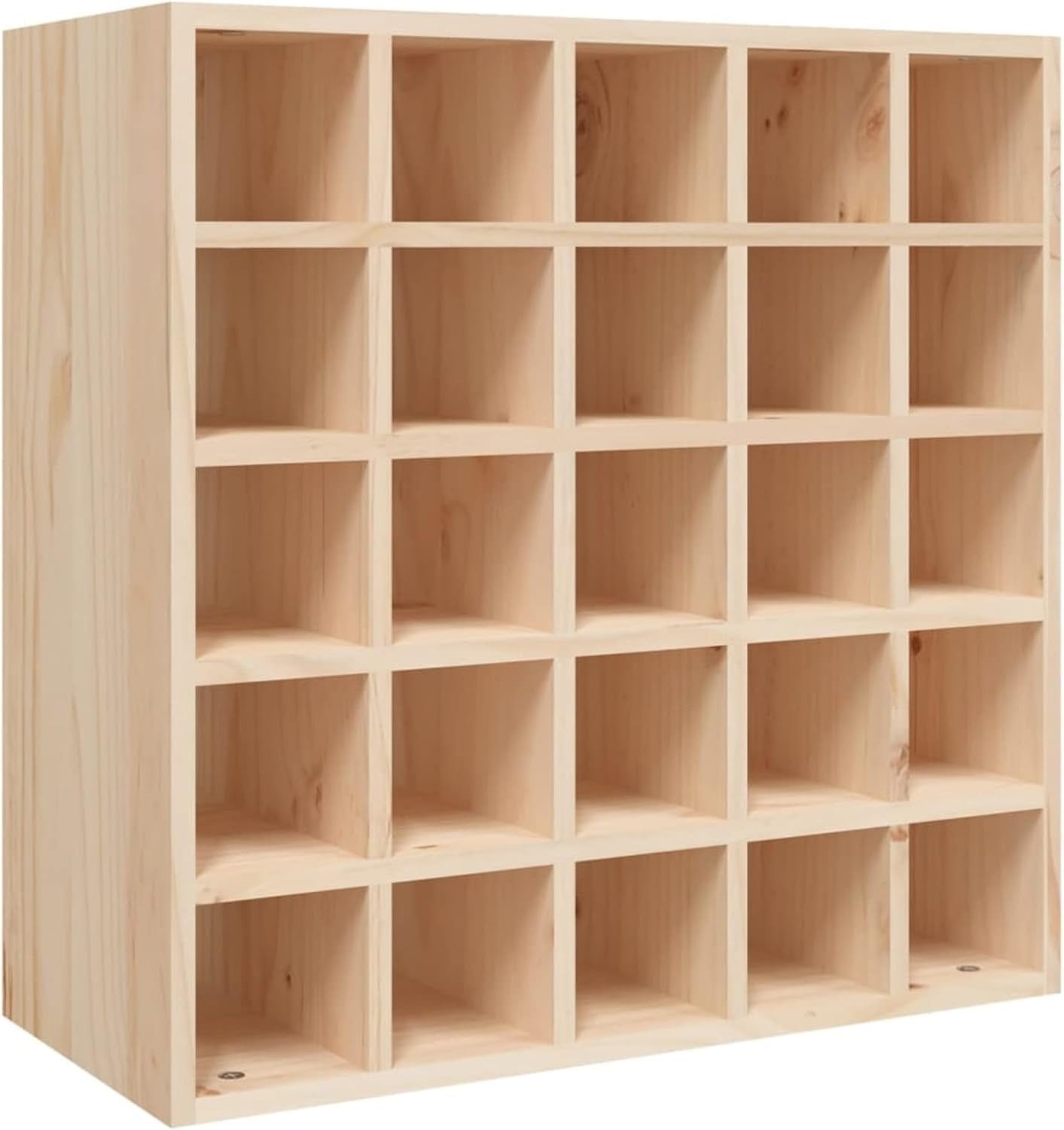 Solid Wood Wine Rack Cabinet 25 Bottle Storage Sideboard Kitchen Bar Display