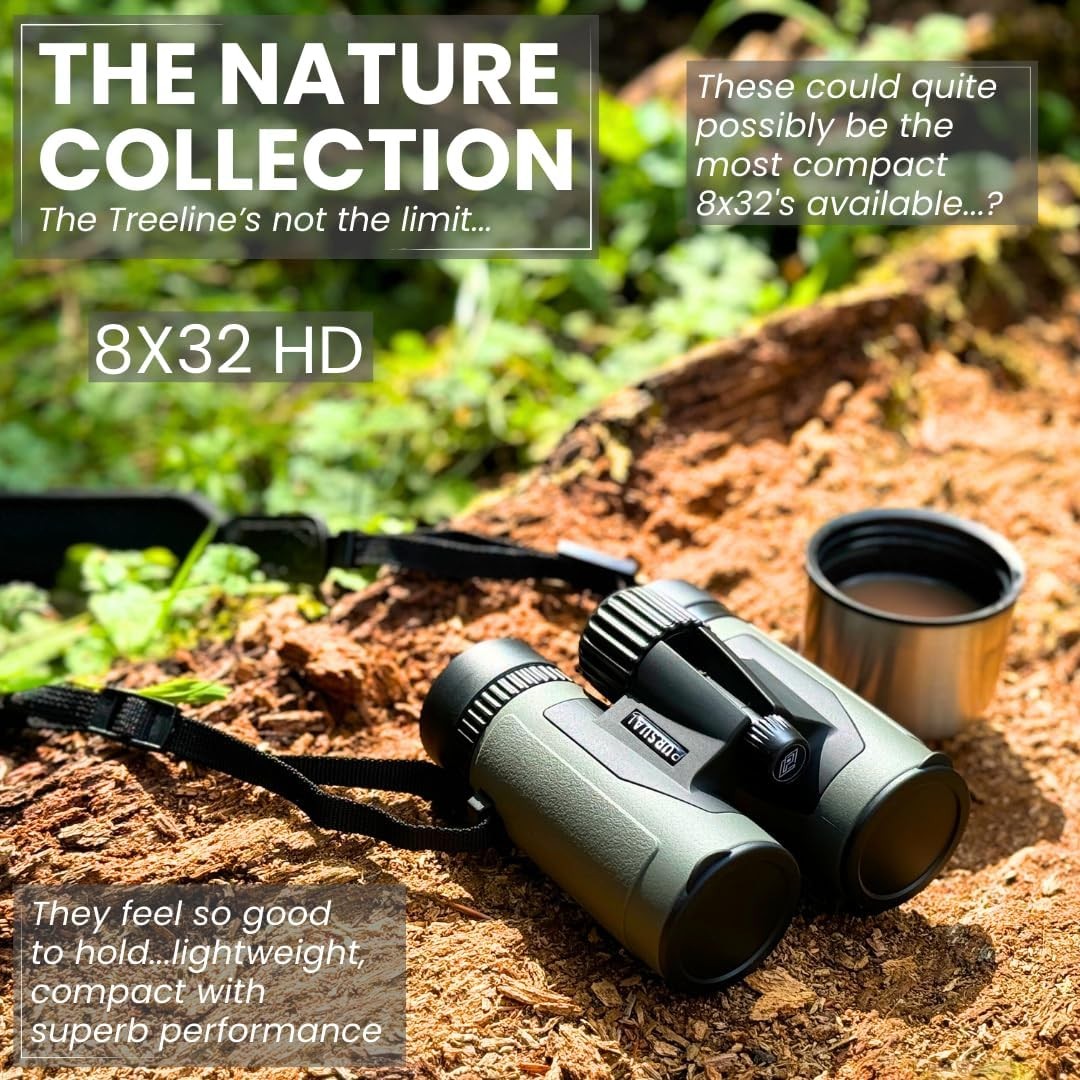 8x32 Compact Waterproof Binoculars High Power Clear Bright Bird Watching Hiking