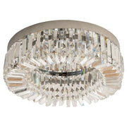 Luxury 50cm Crystal Ceiling Light Chandelier Flush Mount G9 Modern Chrome