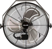 18" Wall Fan – High-Velocity 3000CFM Industrial Cooling w/ 3-Speed Metal Blades