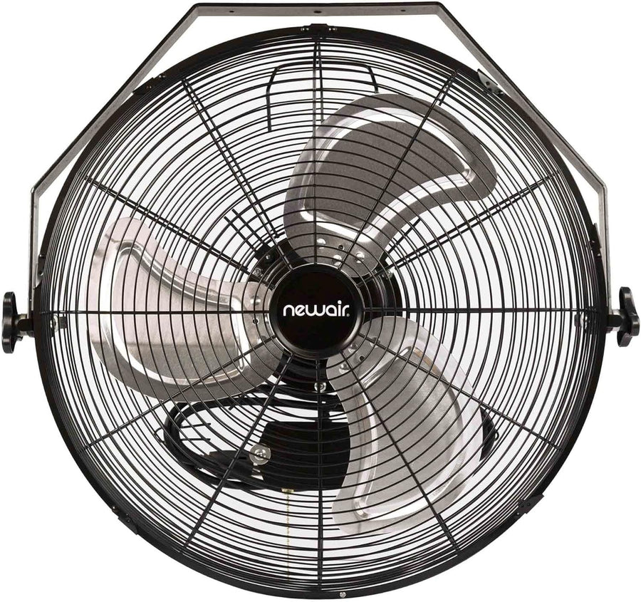 18" Wall Fan – High-Velocity 3000CFM Industrial Cooling w/ 3-Speed Metal Blades
