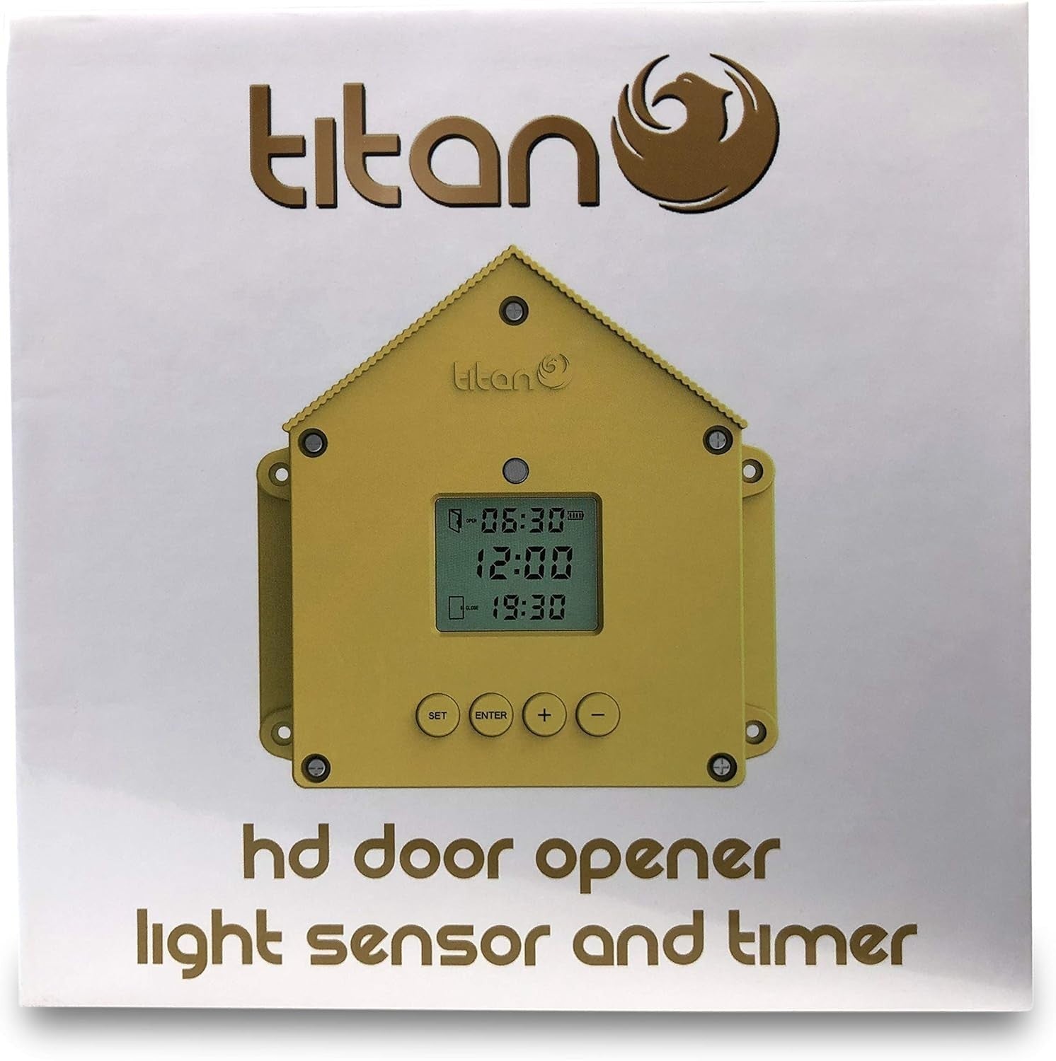 Automatic Chicken Coop Door Opener 5KG Lift Timer Light Sensor