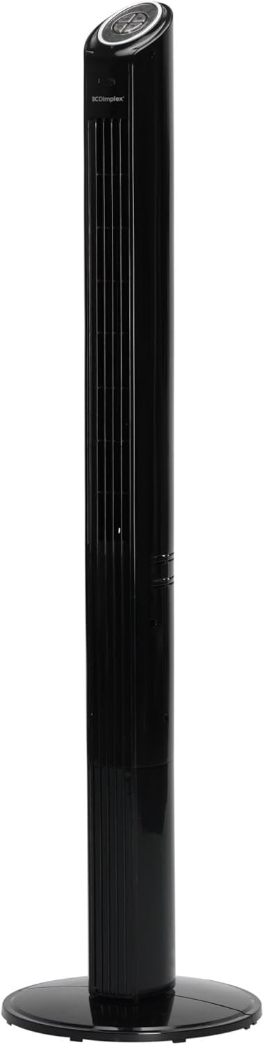 47.6cm Tower Fan – LED Display Quiet Cooling w/ Timer & Remote for Home Office