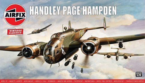 1:72 Handley Page Hampden Military Aircraft Plastic Model Kit 123 Pcs