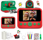 Kids Instant Print Camera 30MP 1080P HD Digital Camera 32GB Card Toy