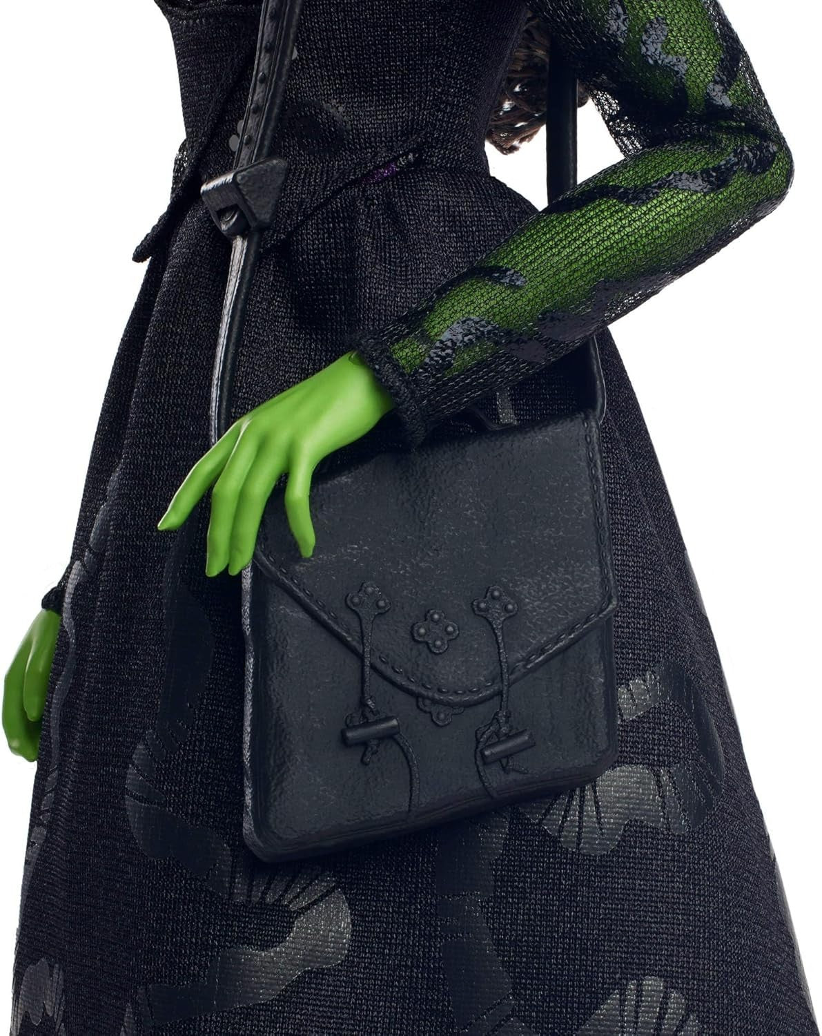 Magic Fashion Doll Green Skin Ballroom Dress Poseable Braided Hair Gift