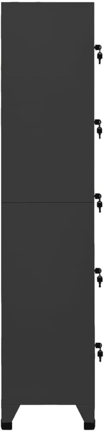 IKAYAA Metal Lockers Storage Metal storage cupboard Locker cabinet storage Locka