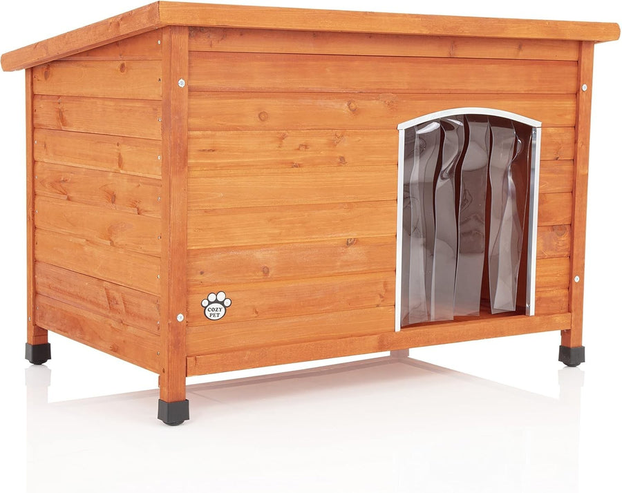 Insulated Medium Dog House Outdoor Kennel | 101x66x70.5cm Weatherproof