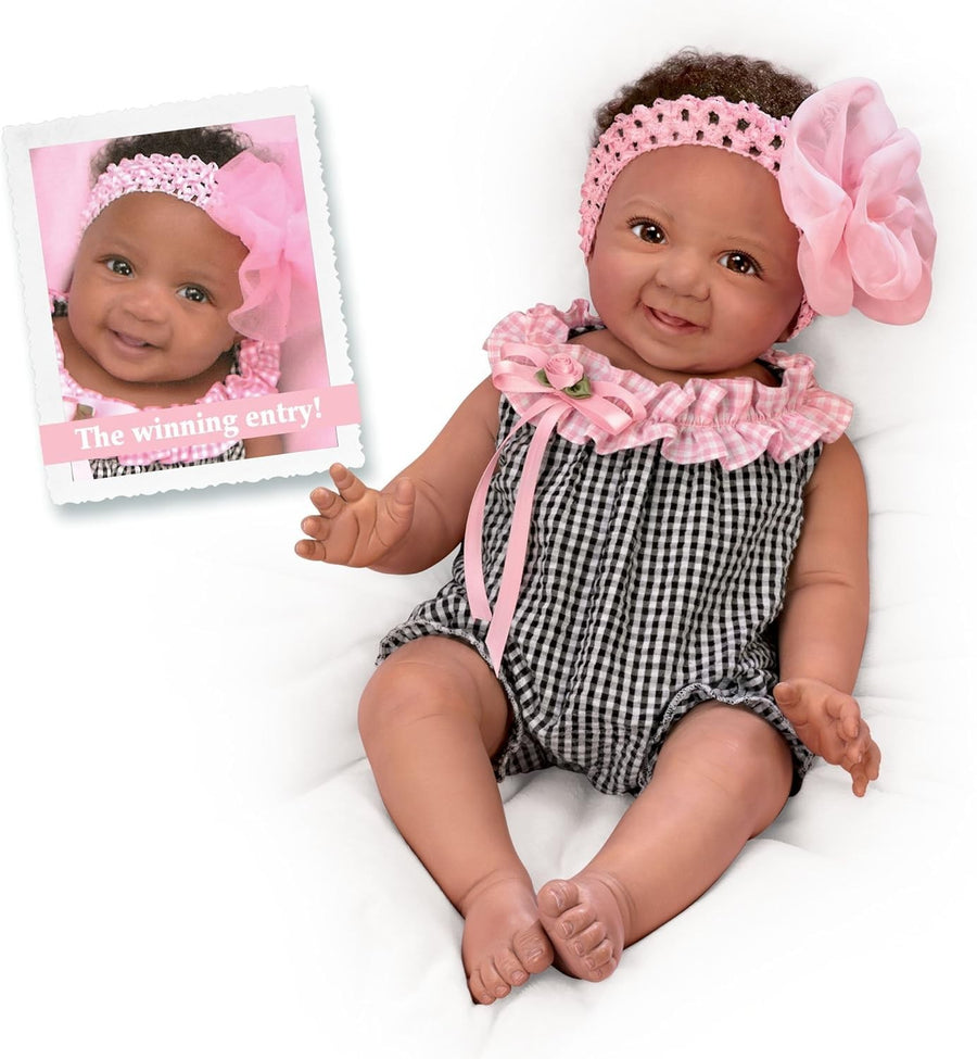 18 Inch Lifelike Newborn Baby Doll Fully Poseable Realistic Vinyl