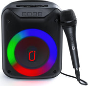 Bluetooth Karaoke Machine with Mic LED Party Speaker PA
