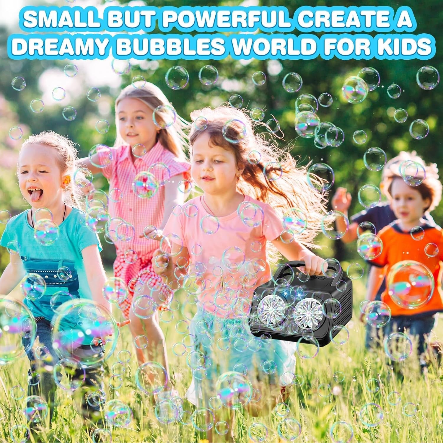 Bubble Machine 22000 Bubbles Per Minute USB Battery Portable