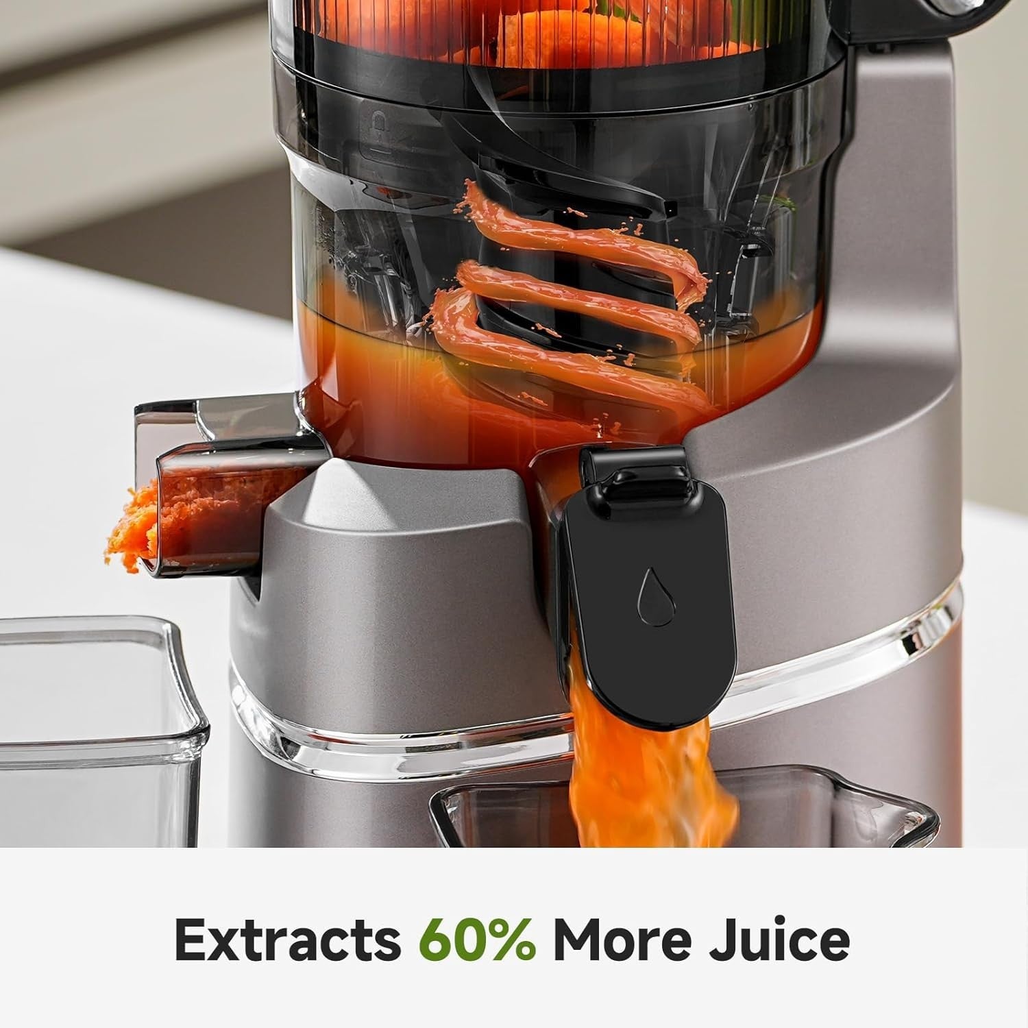 Cold Press Juicer 145mm Wide Feed Opening 250W Auto Feed Triple Filter