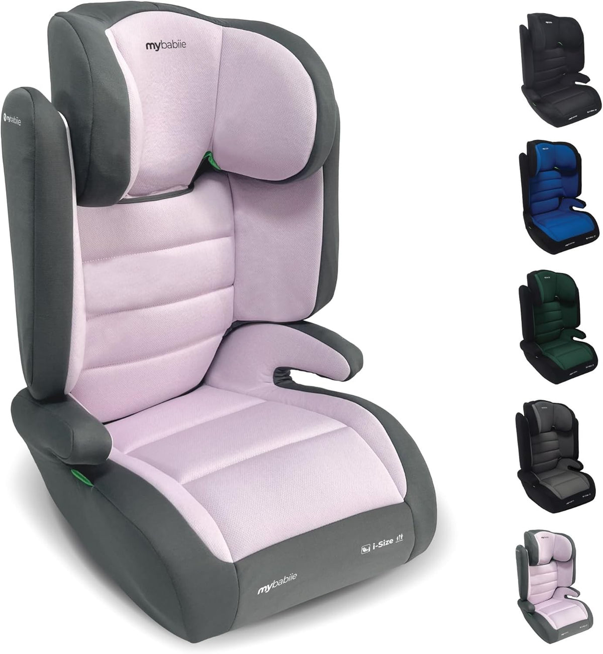 High Back Booster Car Seat Adjustable Headrest Group 2/3 4–12 Years