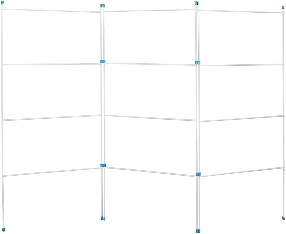3 Fold Clothes Airer Indoor Outdoor Space Saving Laundry Drying Rack Aluminium