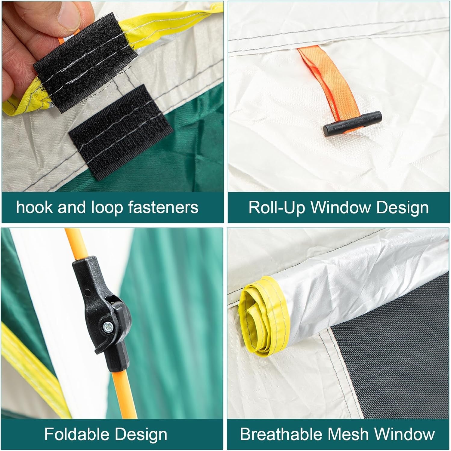 3-4 Person Pop Up Camping Tent Waterproof Quick Setup