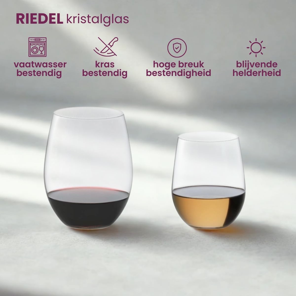Crystal Wine Decanter 0.95L with 4 Stemless Glasses Modern Aerator Set