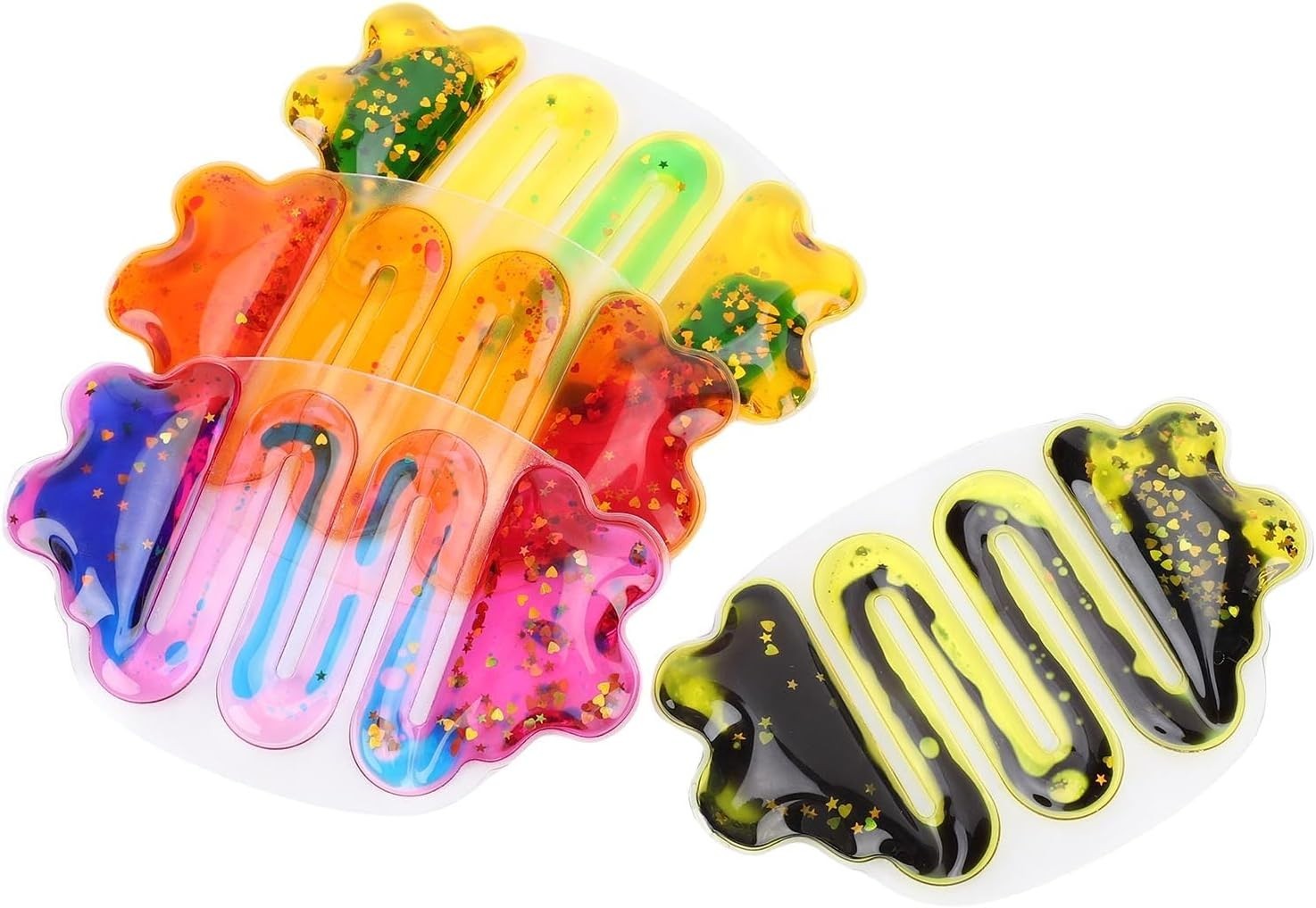 Liquid Motion Squeeze Tube Fidget Toy Glitter Stress Relief Sensory