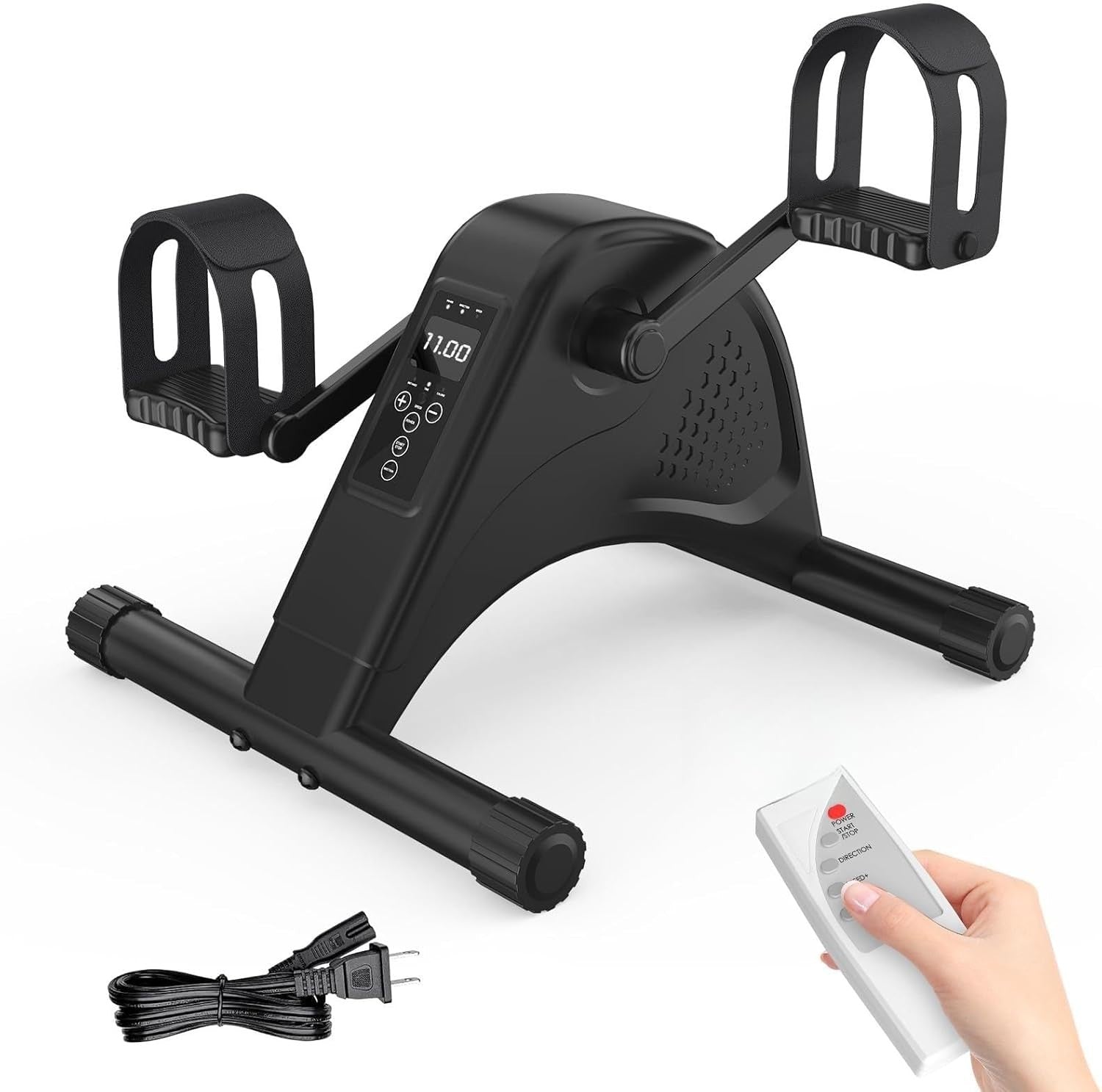 Electric Under Desk Pedal Exerciser 12 Speed Quiet Rehab Trainer