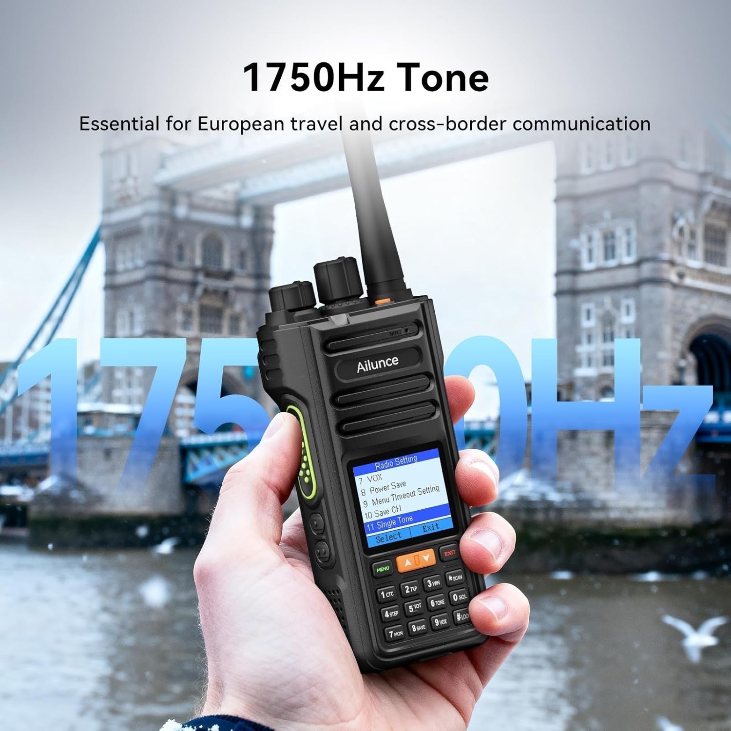 Dual Band Ham Radio Walkie Talkie APRS/GPS Bluetooth Waterproof