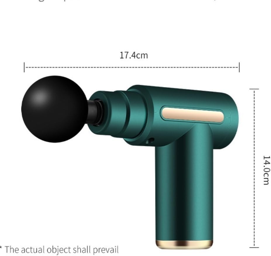 Mini Massage Gun Deep Tissue Fascia Relief USB Rechargeable Quiet Muscle Therapy