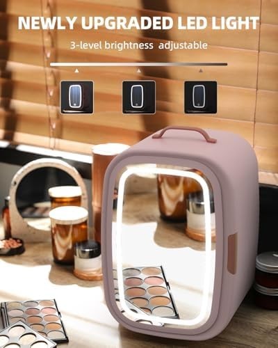 15L Mini Fridge & Warmer | Portable Low-Noise Skincare & Drinks Cooler