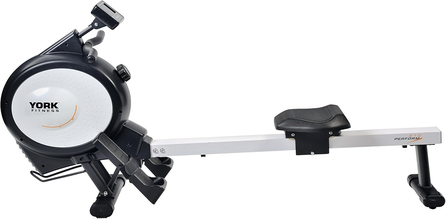 Magnetic Rowing Machine 8-Level Resistance LCD Seat Home Fitness 120KG