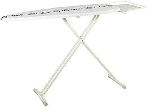 Ironing Board with Steam Iron Shelf Height Adjustable Foldable 124x40cm