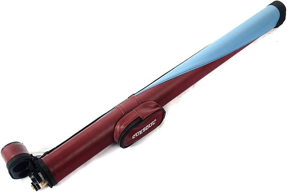 58in Pool Cue Stick 19oz 13mm Tip 1/2 Joint Maple Cue Case Set