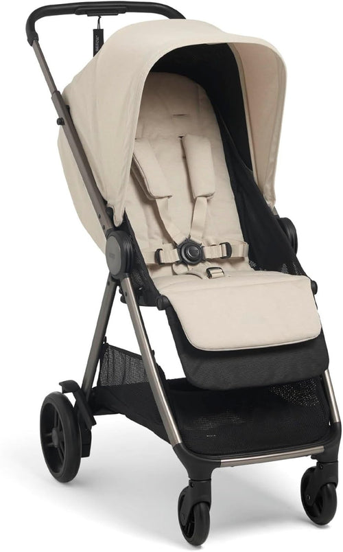 Slim Fold Travel Pushchair Birth–22kg, Lie-Flat Seat, Ultra Light