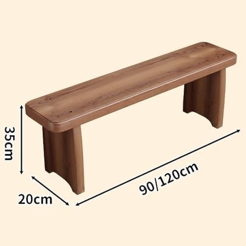 Rustic Wooden Entryway Bench Indoor Porch, Bedroom & Kitchen Seating 120cm
