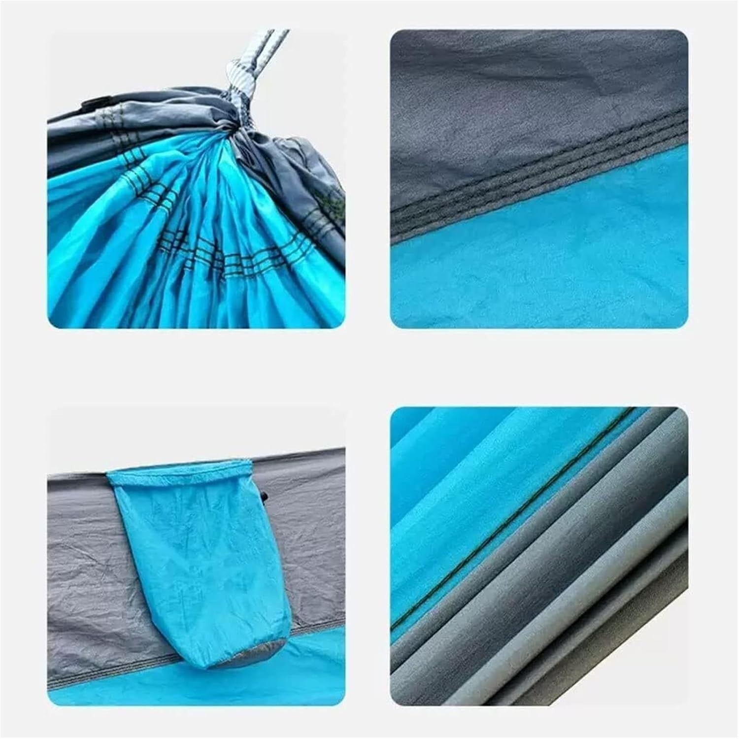 Camping Hammock Lightweight 300x200cm Portable Outdoor Bed Holds 440lbs Green