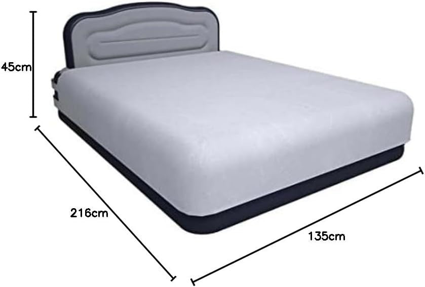 Luxury Self Inflating Air Bed Double Size Built In Pump Guest Camping