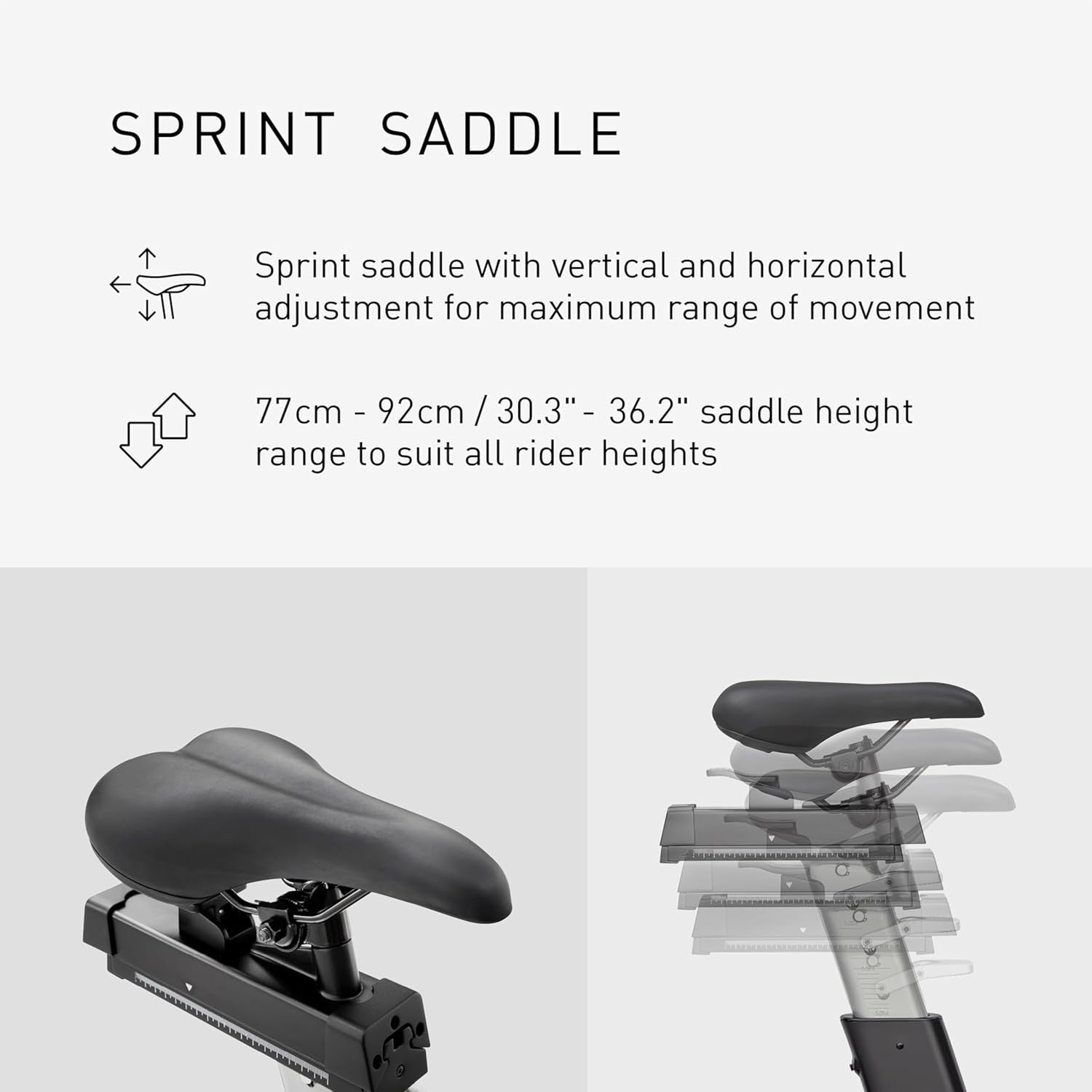 Indoor Cycling Bike 16kg Flywheel Bluetooth App Compatible 8-Level Resistance