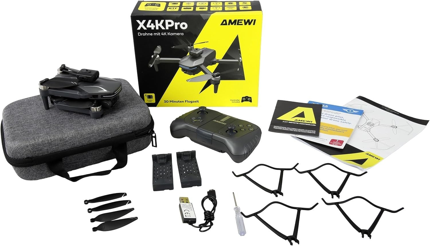 Compact Grey Drone with Camera WiFi Control Lightweight Design for Adults