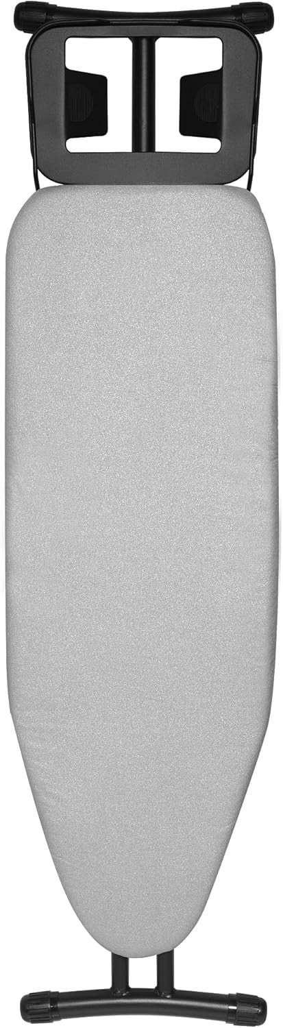 Classic Folding Ironing Board Light Grey Adjustable Height with Iron Rest