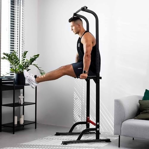 Professional Adjustable Power Tower – Pull-Up, Dip & Push-Up Home Gym